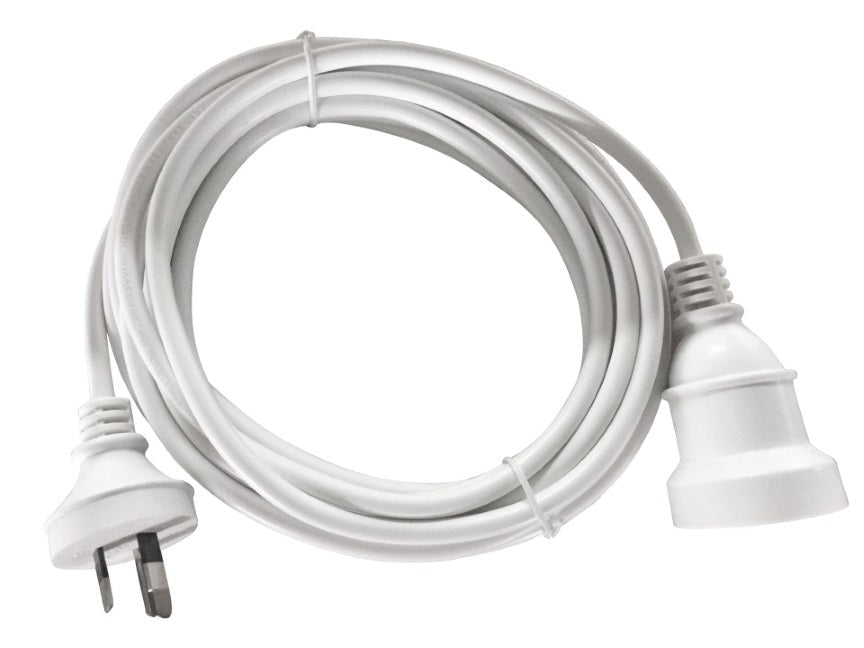 8Ware 3m AU Main Power Extension Cord Cable Lead 240V 3-Pin Male to Female - Leader Electronics
