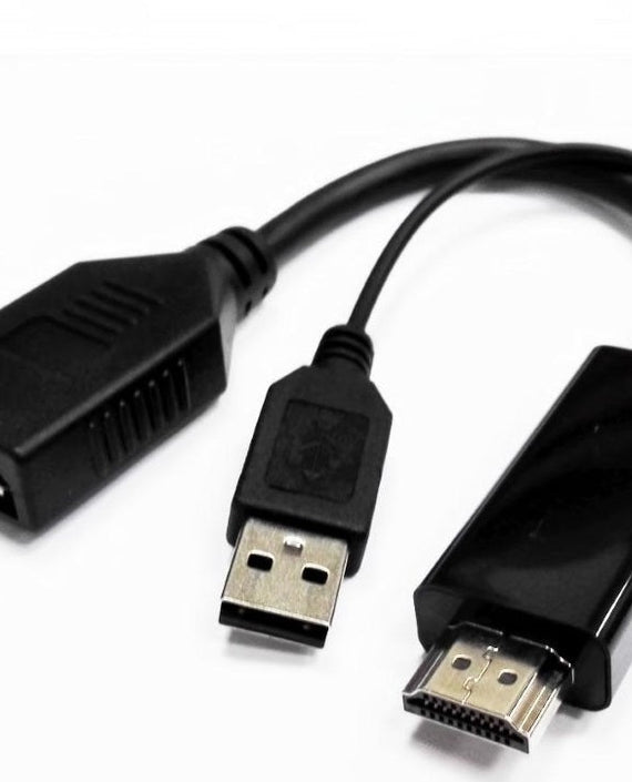 8Ware 4K HDMI to DP DisplayPort Male to Female Active Adapter Converter Cable USB powered - Leader Electronics