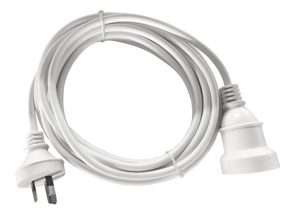 8Ware 5m AU Main Power Extension Cord Cable Lead 240V 3-Pin Male to Female - Leader Electronics