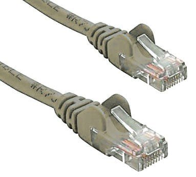 8ware CAT5e Cable 50cm / 0.5m - Grey Color Premium RJ45 Ethernet Network LAN UTP Patch Cord 26AWG CU Jacket - Leader Electronics