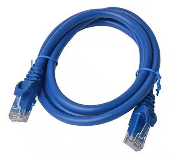 8Ware CAT6A Cable 1.5m - Blue Color RJ45 Ethernet Network LAN UTP Patch Cord Snagless - Leader Electronics