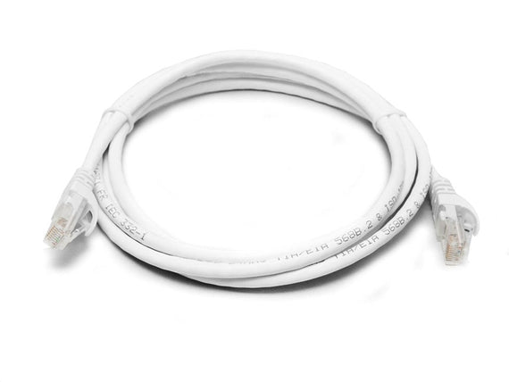 8Ware CAT6A Cable 2m - White Color RJ45 Ethernet Network LAN UTP Patch Cord Snagless - Leader Electronics