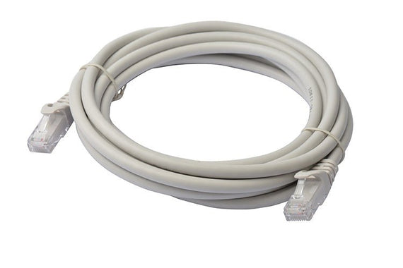 8Ware CAT6A Cable 3m - Grey Color RJ45 Ethernet Network LAN UTP Patch Cord Snagless - Leader Electronics