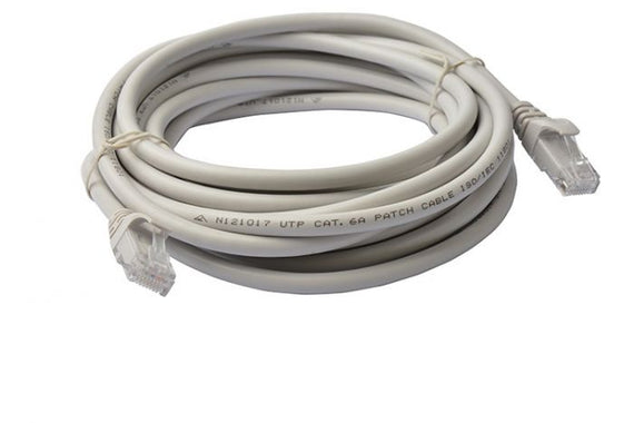 8Ware CAT6A Cable 40m - Grey Color RJ45 Ethernet Network LAN UTP Patch Cord Snagless - Leader Electronics