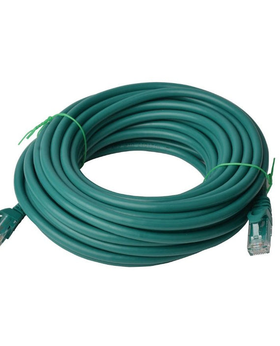 8Ware CAT6A Cable 50m - Green Color RJ45 Ethernet Network LAN UTP Patch Cord Snagless - Leader Electronics