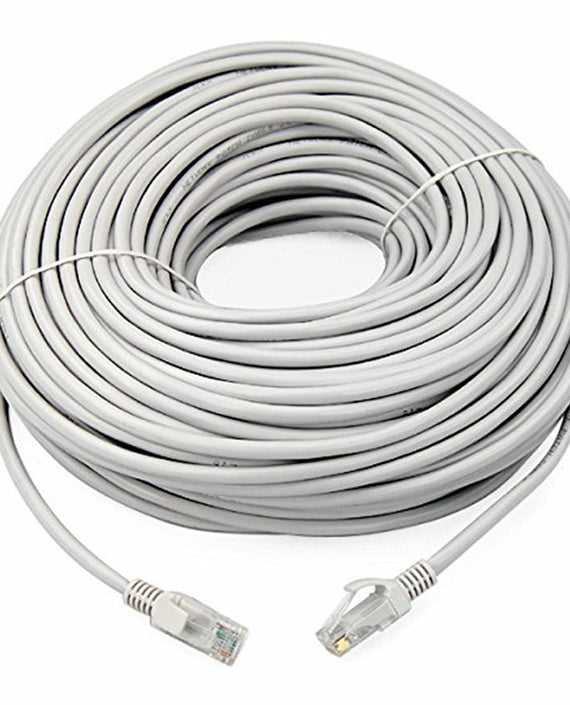 8Ware CAT6A Cable 50m - Grey Color RJ45 Ethernet Network LAN UTP Patch Cord Snagless - Leader Electronics