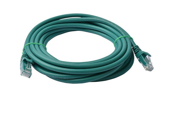 8Ware CAT6A Cable 5m - Green Color RJ45 Ethernet Network LAN UTP Patch Cord Snagless - Leader Electronics