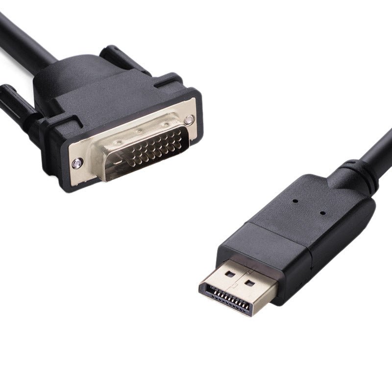 8ware DisplayPort DP to DVI-D 2m Cable Male to Male 24+1 Gold plated Supports video resolutions up to 1920x1200/1080P Full HD @60Hz - Leader Electronics
