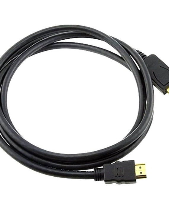 8ware DisplayPort DP to HDMI Cable 2m - 20 pins Male to 19 pins Male Gold plated RoHS - Leader Electronics