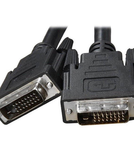 8Ware DVI-D Dual-Link Cable 1.5m - Male to Male 25-pin 28 AWG for PS4 PS3 Xbox 360 Monitor PC Computer Projector DVD - Leader Electronics