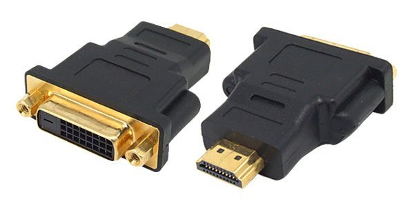 8Ware DVI-D to HDMI Female to Male Adapter Black compatible with TV, DVD, LCD monitor - Leader Electronics