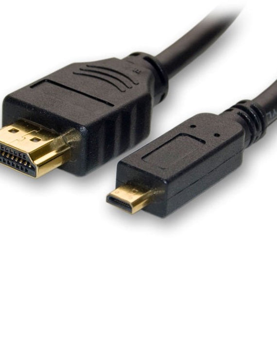8Ware Micro HDMI to High Speed HDMI Cable 1.5m with Ethernet Male to Male - Leader Electronics