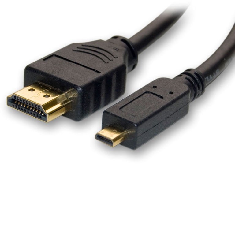 8Ware Micro HDMI to High Speed HDMI Cable 1.5m with Ethernet Male to Male - Leader Electronics