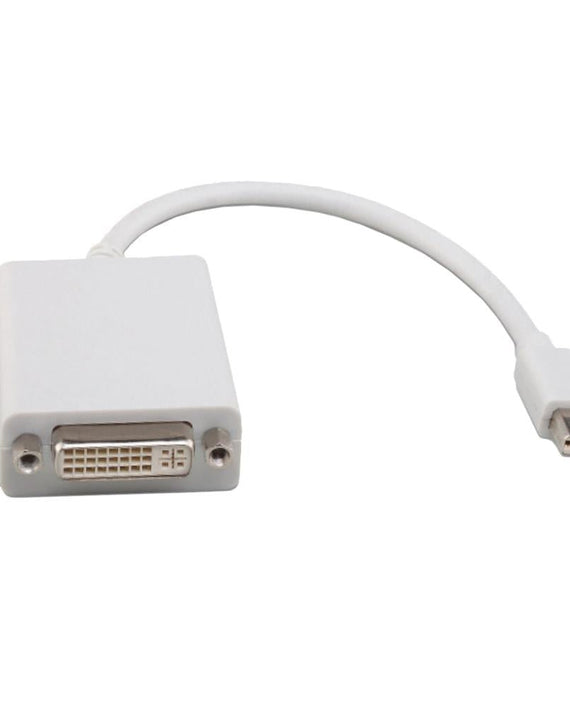 8Ware Mini DisplayPort DP 20-pin to DVI 24+5-pin 20cm Male to Female Adapter Cable - Leader Electronics