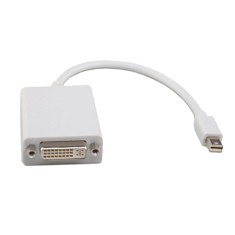 8Ware Mini DisplayPort DP 20-pin to DVI 24+5-pin 20cm Male to Female Adapter Cable - Leader Electronics