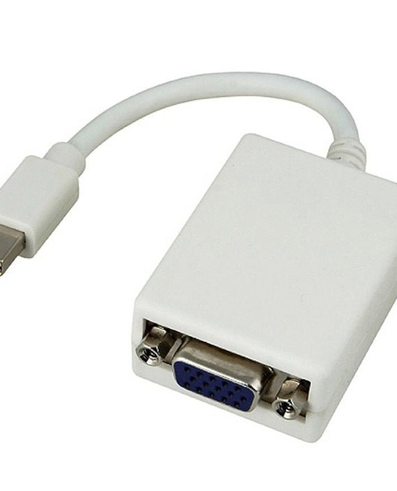 8Ware Mini DisplayPort DP 20-pin to VGA 15-pin 20cm Male to Female Adapter Cable - Leader Electronics