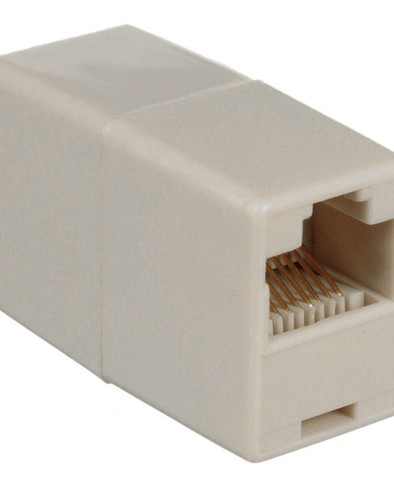 8Ware RJ45 Inline Coupler - Network Keystone Jack Socket suitable for CAT5e and CAT6 Ethernet cables - Leader Electronics