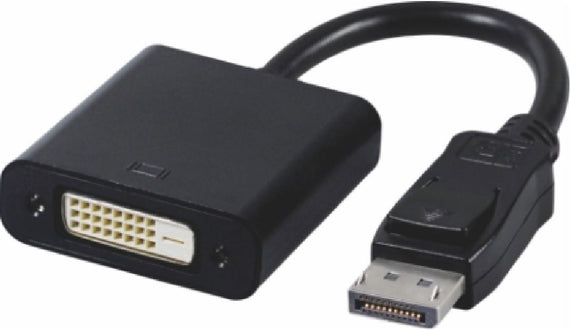 Astrotek DisplayPort DP to DVI Adapter Converter Male to Female Active Connector Cable 15cm - 20 pins to 24+1 pins EYEfinity