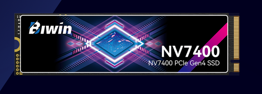 BIWIN NV7400-4TB-PCIe4.0 M.2 2280 up to 7400MB/s & 6500MB/s BNV740004TB-RGX - 5 Year Warranty