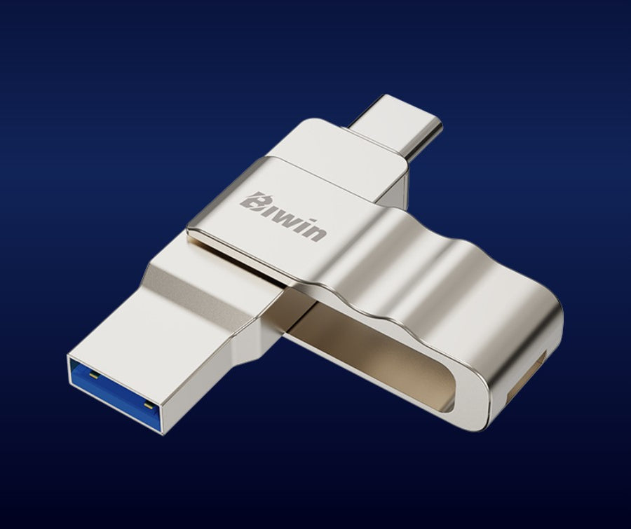 Biwin UD150 32GB USB Flash Drive USB 3.2 Gen 1 Type-A/Type-C USB, Bluetooth & IEEE BIW-UD150-32GB