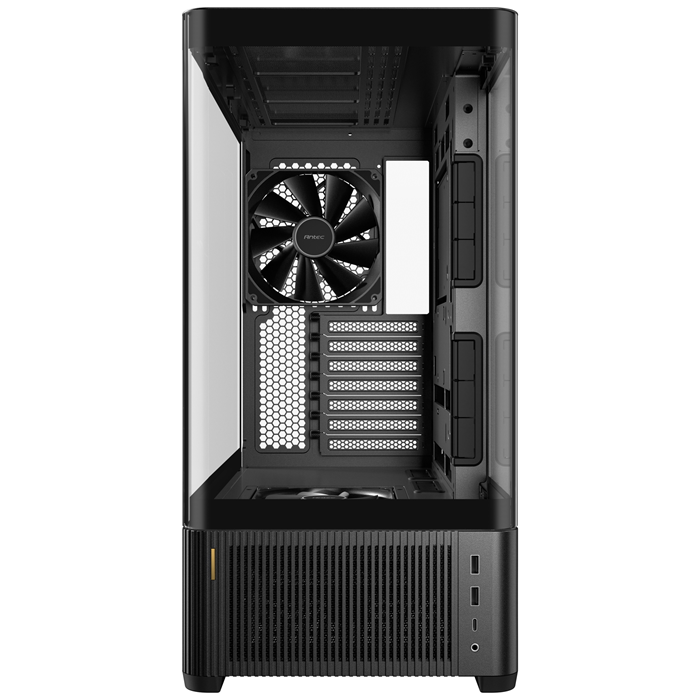Antec C6 Curve AIR - Black, ATX/mATX/ITX, steel/glass, 7 slots, 450mm GPU, 180mm CPU, 3 PWM fans, USB-C 10Gbps Cases &