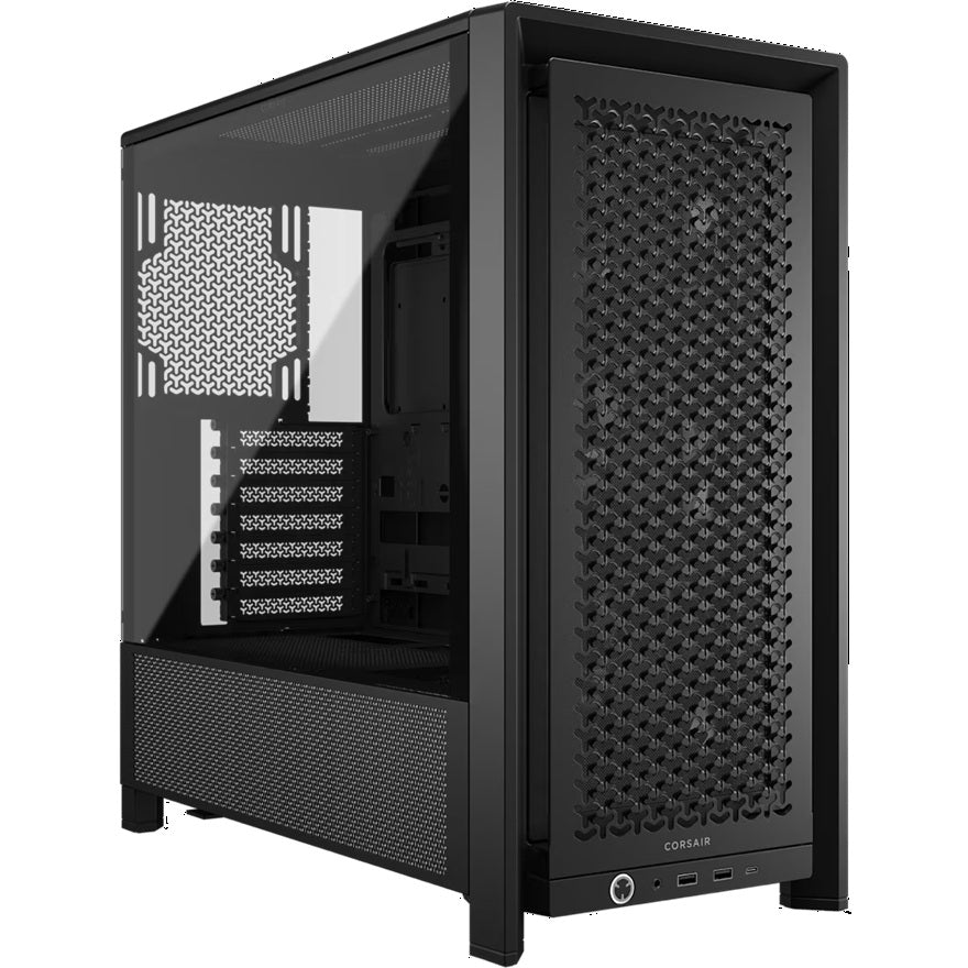Corsair FRAME 4000D RS Modular Mid-Tower PC Case - Black, ATX/E-ATX, TG panel, RS fans, 430mm GPU, 170mm CPU clr, 360mm rad,