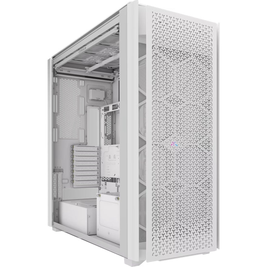 Corsair Corsiar 9000D RGB AIRFLOW Super Full-Tower PC Case - WHITE, RGB, Tempered Glass, 580mm GPU, 180mm CPU, up to 480mm