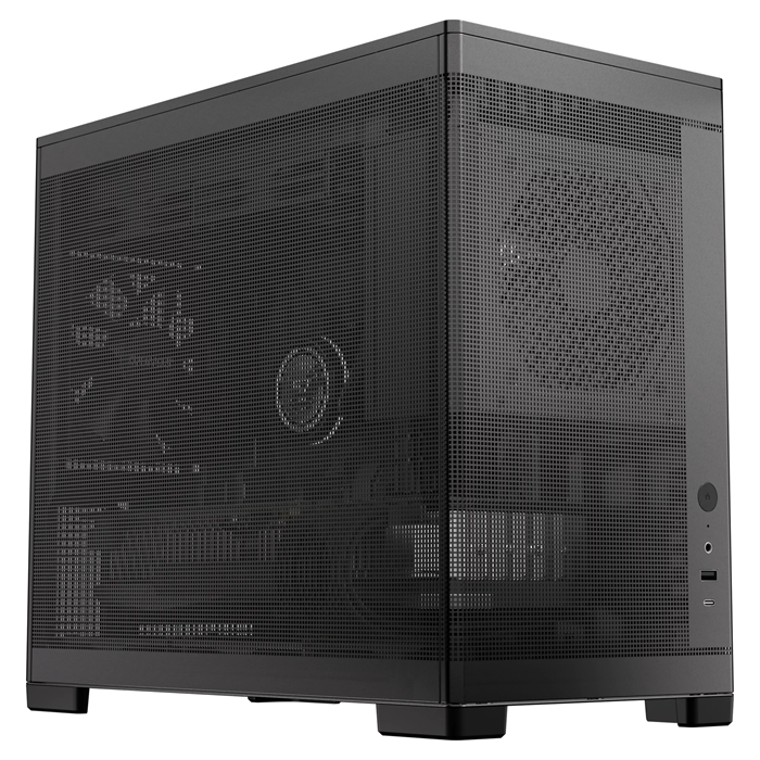OKINOS Mini Art 4 OKINOS Mini Art 4, Mini Tower, mATX/ITX, 395×200×343mm, USB-C 10Gbps, Mesh side, 3×120mm fans, GPU ≤330mm,