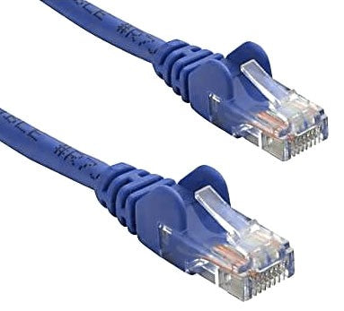 8ware CAT5e Cable 50cm / 0.5m - Blue Color Premium RJ45 Ethernet Network LAN UTP Patch Cord 26AWG CU Jacket Cables