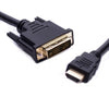 8ware HDMI to DVI-D Adapter Converter Cable 2m - Male to Male 30AWG Gold Plated PVC Jacket for PS4 PS3 Xbox 360 Monitor PC