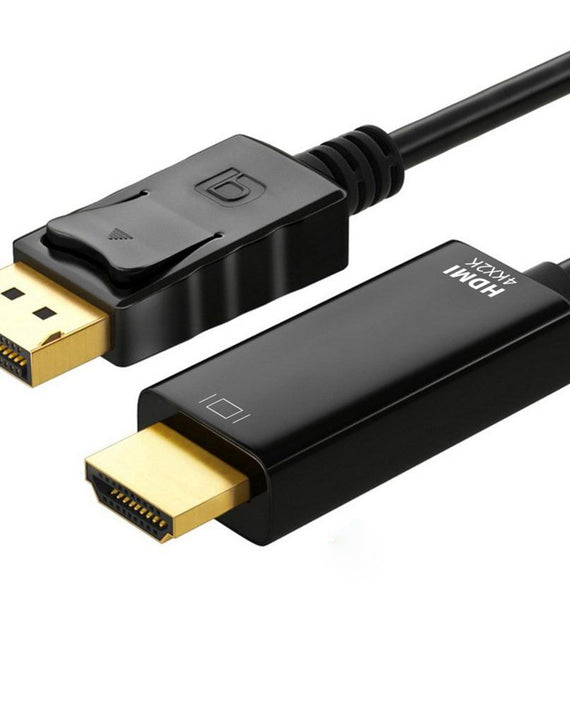 Astrotek 3m DisplayPort DP to HDMI Cable Converter Adapter - Male to Male 4K Resolution For Laptop PC to Monitor Projector HDTV Video Card