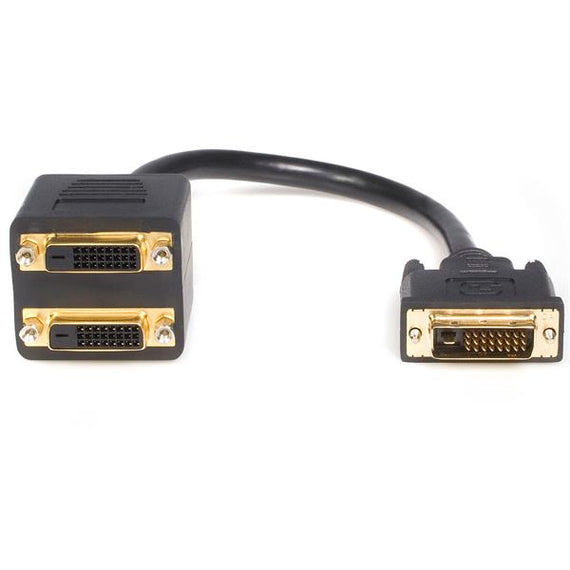 Astrotek DVI-D Splitter Cable 24+1 pins Male to 2x Female Gold Plated Cables CBAT-DVID-TO-DVIDX2