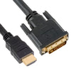 Astrotek 5m HDMI to DVI-D Adapter Converter Cable - Male to Male 30AWG Gold Plated PVC Jacket for PS4 PS3 Xbox 360 Monitor