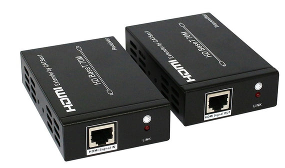 Astrotek HDMI Extender over RJ45 CAT5 CAT6 LAN Ethernet Network Converter Splitter for Foxtel Support 40m 4Kx 2K@30hz or 70m
