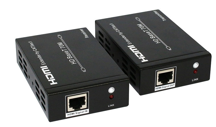 Astrotek HDMI Extender over RJ45 CAT5 CAT6 LAN Ethernet Network Converter Splitter for Foxtel Support 40m 4Kx 2K@30hz or 70m