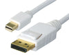 Astrotek 2m Mini DisplayPort DP to DisplayPort DP Converter Cable - Thunderbolt Male to Male DP for MacBook Pro Mac Air