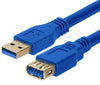 Astrotek USB 3.0 Extension Cable 1m - Type A Male to Type A Female Blue Colour Cables CBAT-USB3-AA-1M