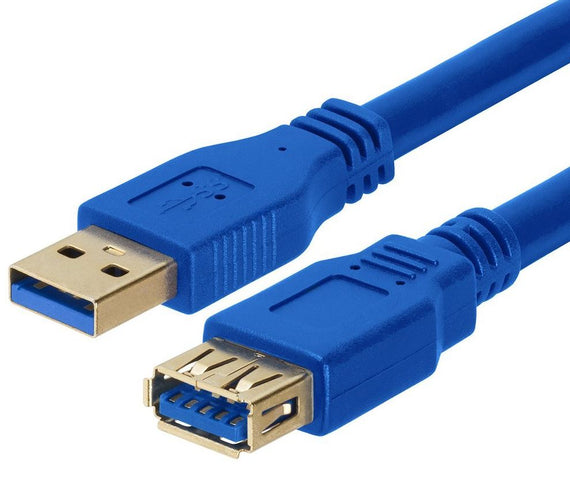 Astrotek USB 3.0 Extension Cable 1m - Type A Male to Type A Female Blue Colour Cables CBAT-USB3-AA-1M