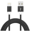 Astrotek 1m USB Lightning Data Sync Charger Black Cable for iPhone X 9 8 7S 7 Plus 6S 6 Plus 5 5S iPad Air Mini iPod Cables