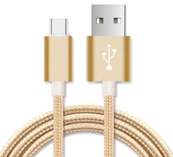 Astrotek 2m Micro USB Data Sync Charger Cable Cord Gold Color for Samsung HTC Motorola Nokia Kndle Android Phone Tablet &