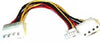 8ware Power Splitter to Hard & FDD + Floppy drv 1x Molex (Female) to 2x Molex (Male) + 1x Floppy (Female) 30cm cable Cables