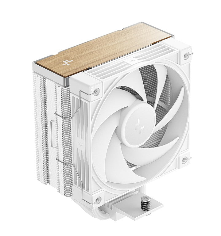 DeepCool AK400 G2 WH Wood Grain Top Cover CPU Cooler, 4 Heat Pipes, 4-pin PWM, Hydro Bearing, Intel LGA1851/1700/1200/115x,