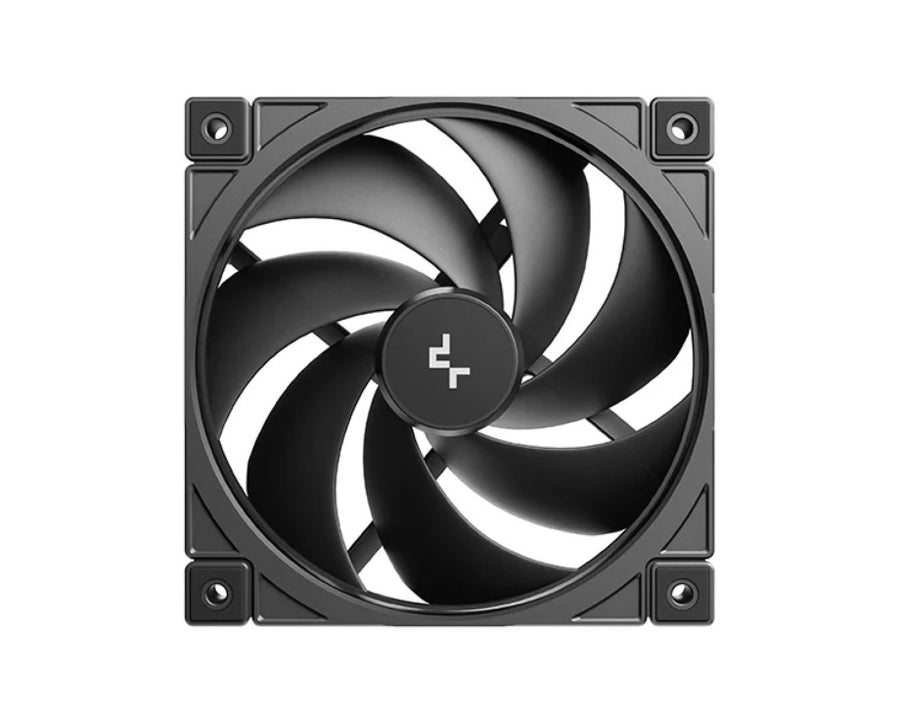 DeepCool FD12 v2 120mm Performance Integral Blade Silent Ring Case Fans, 4-pin PWM, 500~2500 RPM, Hydro Bearing Fan &