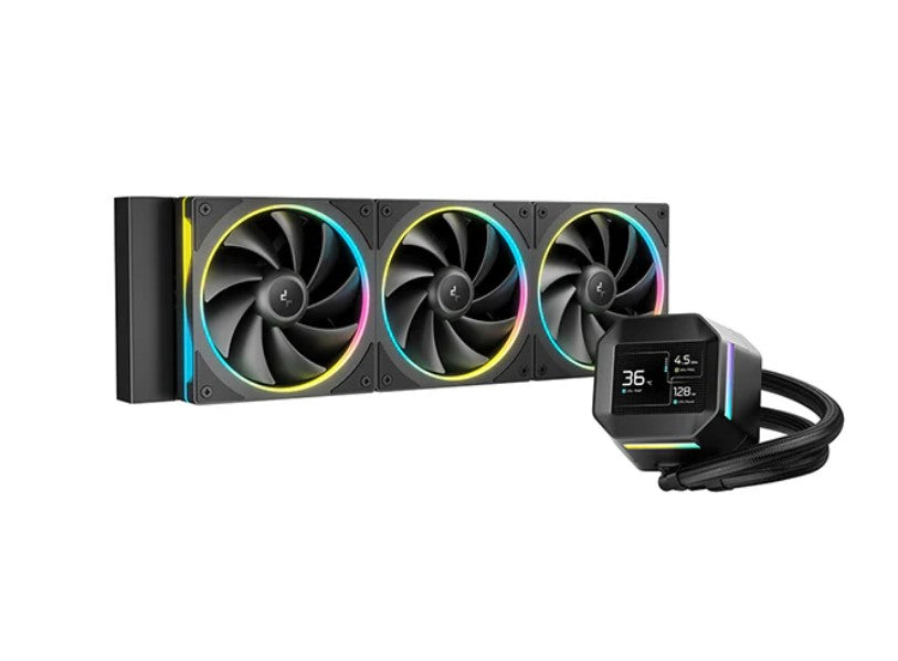 DeepCool LM360 ARGB Liquid Cooler Mini LCD Screen, 2.4' IPS, 320×240 Resolution , Intel LGA1851/1700/1200 + More, AMD