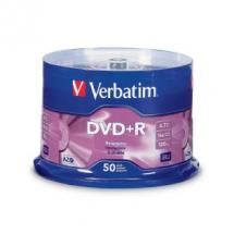 Verbatim DVD+R 4.7GB 50Pk Spindle 16x CDR/RW & DVDR/RW Media CMVD95037