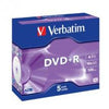 Verbatim DVD+R 16X Jewel 5pk 4.7GB CDR/RW & DVDR/RW Media CMVD95049