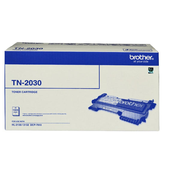 Brother TN-2030 Mono Laser Toner, HL-2130/2132/2135W, DCP-7055- up to 1,000 pages Printer Consumable COB-TN2030