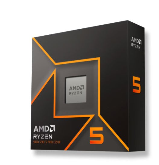 AMD Ryzen 5 9600X 6Cores/12Threads, 65 watts, Max Boost Clock 5.4 GHz, PCIE 5.0, 32MB Cache, Radeon™ Graphics, 2200 MHz