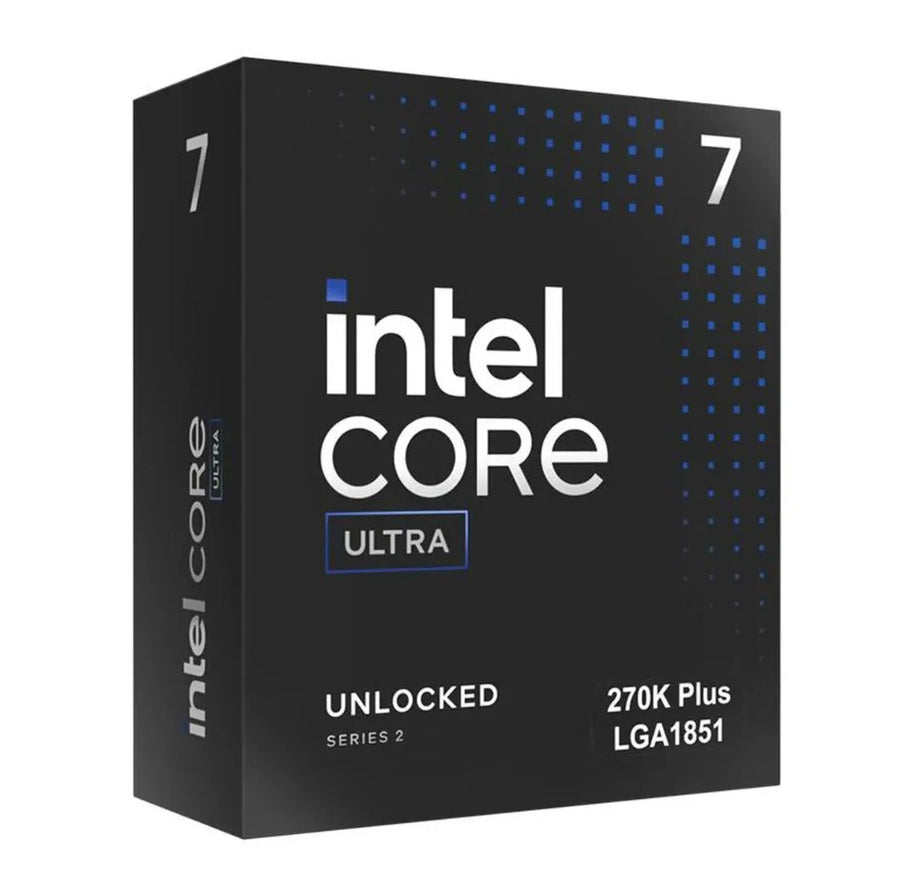 Intel Core Ultra 7 processor 270K Plus LGA1851 (36M Cache, up to 5.50 GHz)(15th Gen), Integrated Graphics Please note: No