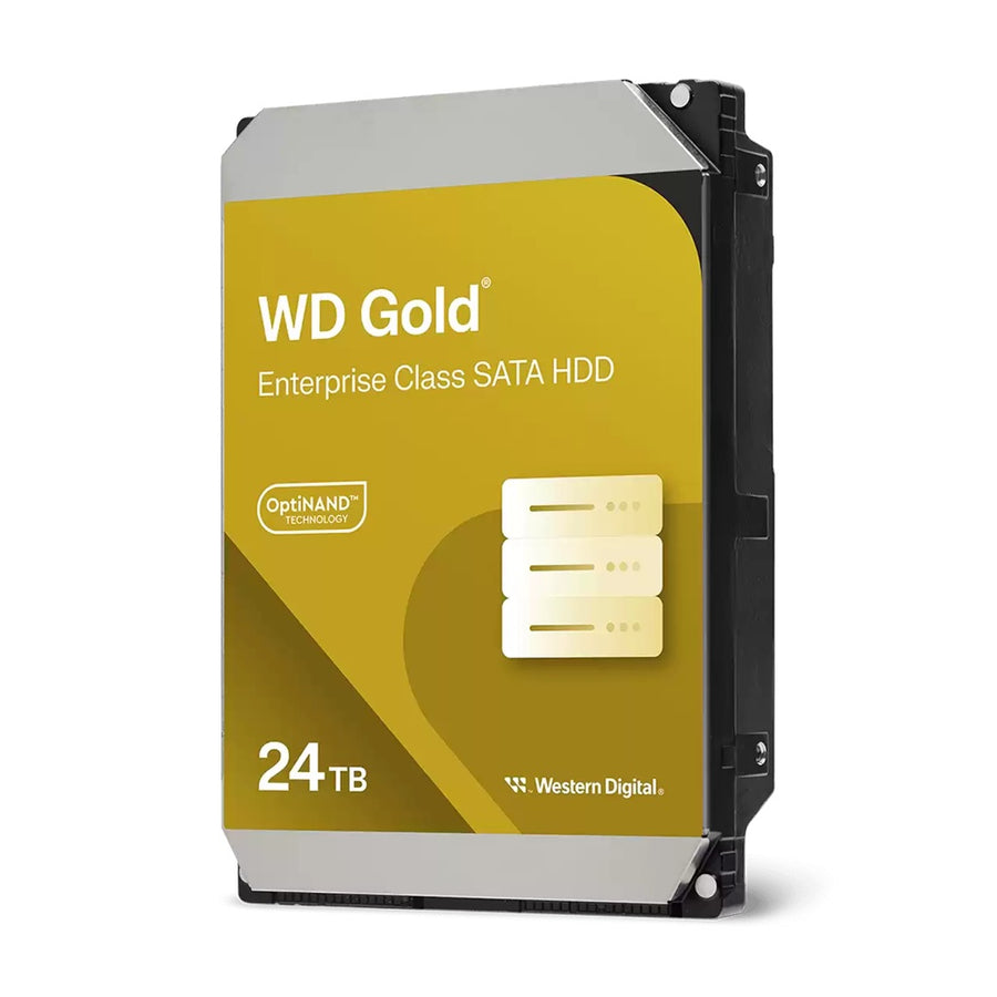 Western Digital Gold Enterprise Class SATA HDD - 24TB, 3.5', SATA 6Gb/s, 7200 RPM, CMR, up to 291MB/s, 512MB cache, 5Years